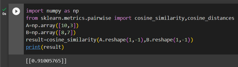 Cosine Similarity In Python Delft Stack